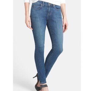 Eileen Fisher Perfect Slightly Skinny Blue Jeans - Size 12